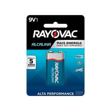 Imagem de Bateria Alcalina 9v Rayovac Cartela Com 01 Unidade