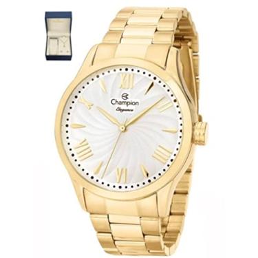 Imagem de KIT RELOGIO FEMININO CHAMPION CN27796W COM SEMI JOIA