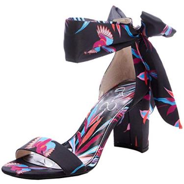Imagem de Jessica Simpson Sandália feminina de salto NARELLA, Preto Multi, 5