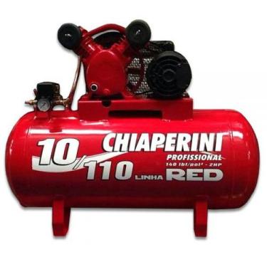 Imagem de Compressor De Ar 10110 Linha Red Com Motor Monofásico  Chiaperini