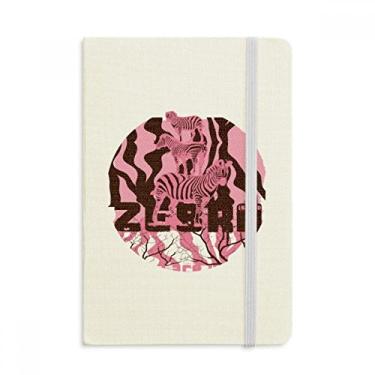 Imagem de Caderno de animais redondos roxos de pinto com capa dura em tecido oficial diário clássico