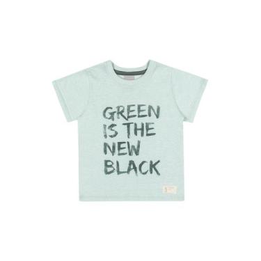Imagem de Camiseta Infantil Green Em Malha Eco Botonê Colorittá