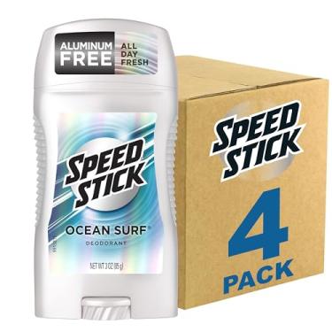 Imagem de Speed Stick Desodorante masculino, Ocean Surf, 85 g, pacote com 4, a embalagem pode variar