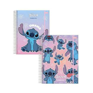 Imagem de Planner Espiral Stitch 2024 Foroni Capa Dura 80 Folhas