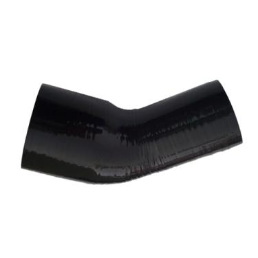 Imagem de JOIUYOLJ Acoplador de mangueira de cotovelo de redução de 45 graus ID 3 a 9,5 cm (76 mm a 95 mm) para tubo de admissão de ar direto universal Turbo Intercooler reforçado 4 camadas 5,4 mm (45D-ID76-95)