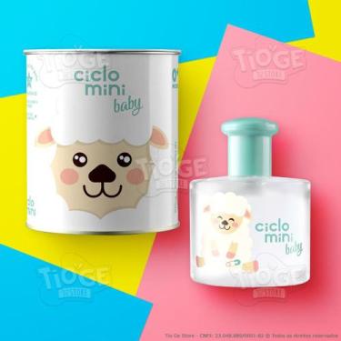 Imagem de Perfume Bebê Infantil Beé Ciclo Mini Deo Colônia Baby 0 Meses Com Lata