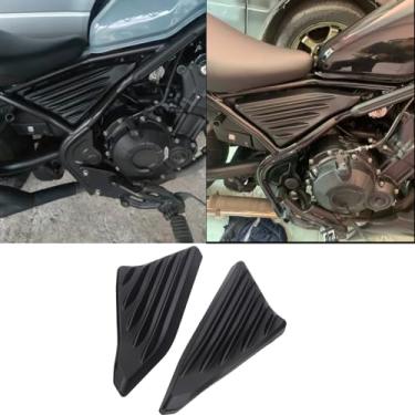 Imagem de CZLLQXWWCX CMX 300 CMX 500 Capa de quadro lateral de motocicleta esquerda direita painel preto carenagem do motor competitiva com Rebel CMX 300 500 CMX300 CMX500 2017 2018 2019 2020 2021 2022 2023