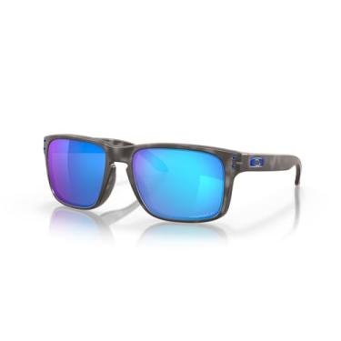 Imagem de Óculos de Sol Oakley Polarizado Holbrook 0OO9102 9102G7 Tam 55 / Preto Tartaruga - Lentes Prizm Sapphr Irid Polar