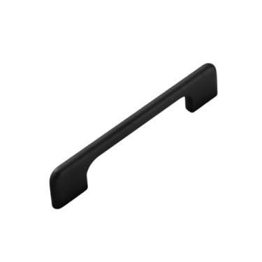 Imagem de Puxadores simples de ferragens para móveis, puxadores pretos para porta de armário, puxadores de gaveta de liga de zinco, puxadores de armário, areia preta 160mm