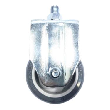 Imagem de Rodízio Fixo de Espiga Roscada Sem Freio Até 60 kg 3" - Schioppa FL 312 BP LE