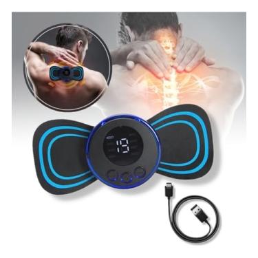 Imagem de Aparelho De Massagem EMS Mini Massageador Elétrico Estimulador Alivia dores