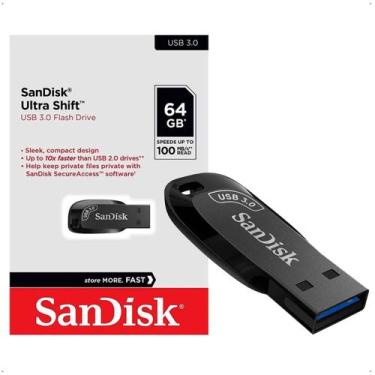 Imagem de Pendrive sandisk ultra shift 64