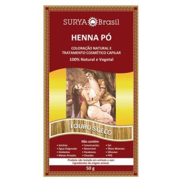 Imagem de Henna Pó Surya Brasil Louro Sueco Kit
