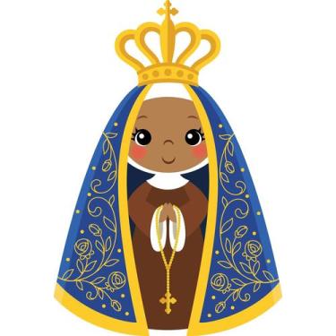 Imagem de Almofada Naninha Nossa Senhora De Aparecida - deccoralle