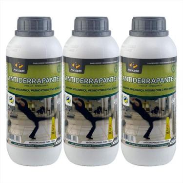 Imagem de Antiderrapante Lp Pisos Porcelanato Granito Pisoclean Kit 3