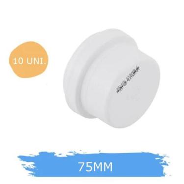 Imagem de 10 Caps Tampão 75mm Interromper Fluxo De Água Esgoto Fortlev