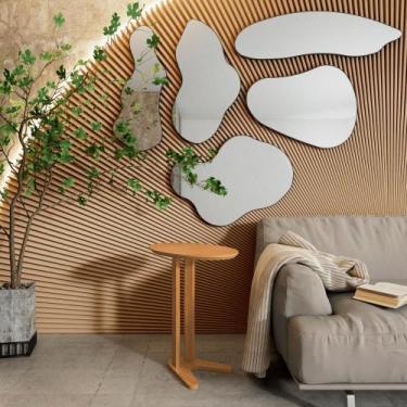 Imagem de Espelhos Decorativos Orgânicos para Sala Kit com 5 Unidades - Dalla Co
