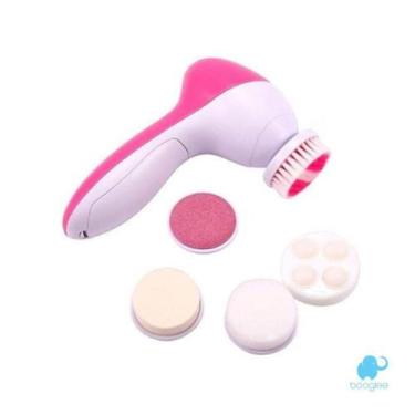 Imagem de Massageador 5 Em 1 Esfoliante Limpeza Facial Escova Elétrica - Booglee