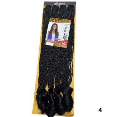 Imagem de Cabelo Afro Curl Twist Cacheado Cachos Na Ponta Boho Crochet - bbless,
