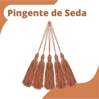Imagem de Pingente De Seda Tassel - Franja - Terra - Com 20 Unidades - Nybc