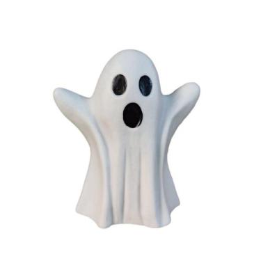 Imagem de Estatueta Fantasma Fantasminha Mine de Ceramica halloween - Decore Cas