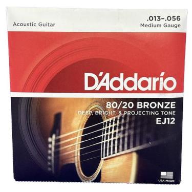 Imagem de Encordoamento DAddario EJ12  Profissional Tensão 013 Violão - D'Addari