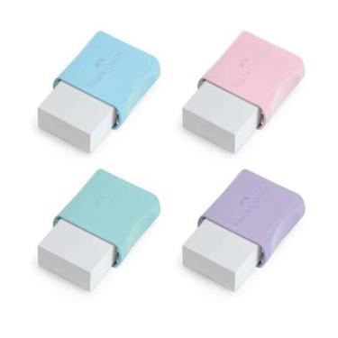 Imagem de Borracha Faber Castell Max Tons Pastel Neon Preta Branca Unidade/Kit -