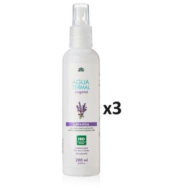 Imagem de Kit Água Termal Lavanda WNF Pele, Face E Cabelos 200ml 3uni
