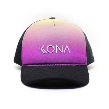 Imagem de Boné Casual Para Beach Tennis K-doze Kona - Rosa-Amarelo, Rosa, ÚNICO