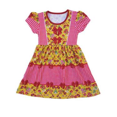 Imagem de Vestido Infantil Temático Estampado Festa Junina - Calupa, 10A