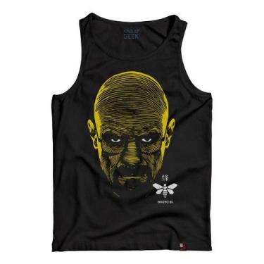 Imagem de Camiseta Regata Heisenberg Breaking Bad Camisa Geek Série - KING OF GE