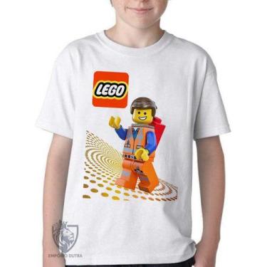 Imagem de Camiseta Infantil ou adulto  Lego Emmet Brickowski Blusa Criança todos