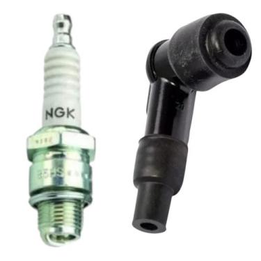 Imagem de Vela mobilete ngk b8hs caloi monark com cachimbo