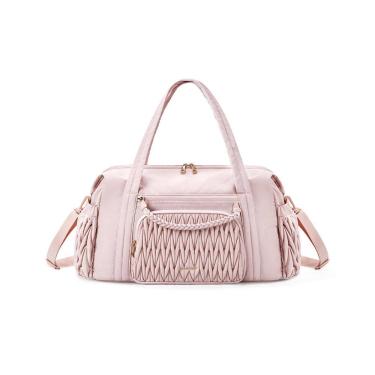 Imagem de Mochila BAGSMART Travel acolchoada Weekender rosa para mulheres