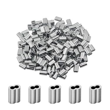 Imagem de Bikykose Manga de crimpagem dupla - DCS-M3-100 peças - prata