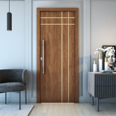 Imagem de Porta De Madeira  Frisada U.V  210cm x 80cm - R40T