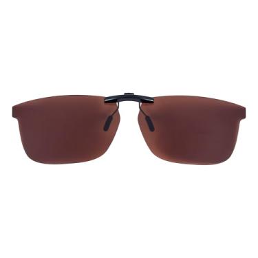 Imagem de Óculos de sol polarizados CLIP-ON para Persol PO3012V, Marrom