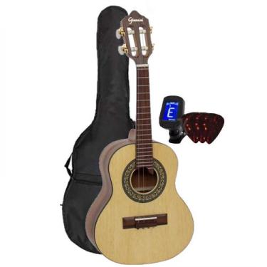 Imagem de Kit Cavaco / Cavaquinho Acústico Giannini Gonçalo alves  CS1 GOAL NS C