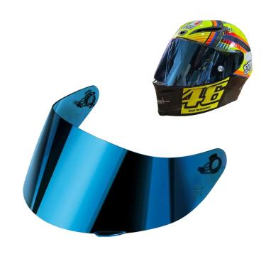 Imagem de Viseira Capacete Agv K3 K1 Azul Iridium - Polivisor