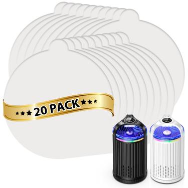 Imagem de Armadilhas de insetos voadoras internas para moscas da fruta, mariposas, mosquitos de fungo, refil de mosquitos, pacote com 20