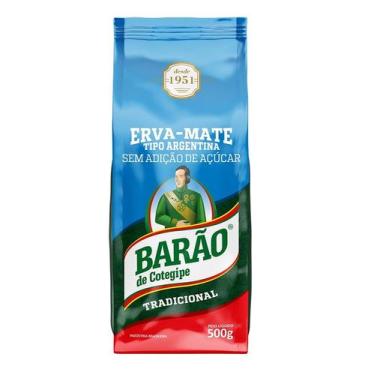 Imagem de Erva Mate Chimarrão BARÃO ARGENTINA Export Descansada 500g - barao