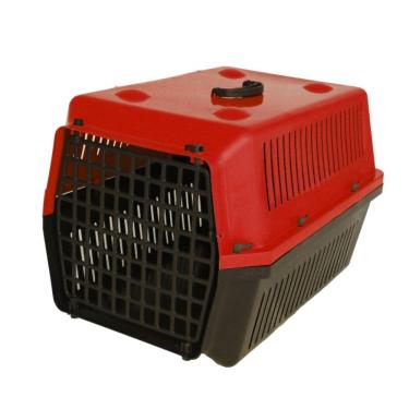 Imagem de Caixa de Transporte P/ Cães Gato Porte N3 Vermelho Alvorada