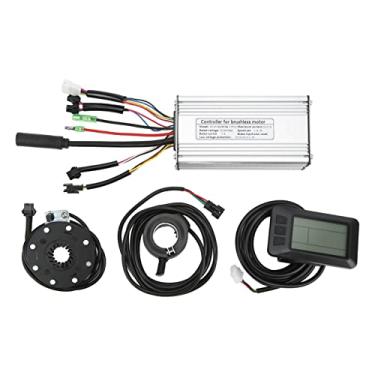 Imagem de Controlador de Motor de Bicicleta Elétrica 22A Kit de Controlador de onda quadrada de alta qualidade com painel LCD7U para Motor de Bicicleta de 500W, adequado para DIY Electric