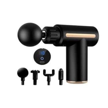 Imagem de Massageador Elétrico Profissional Muscular, Pistola de Massagem Relaxante e Miofascial, ideal para Fisioterapia, Pessoas idosas, Atletas, Acompanha 4 Ponteiras Removíveis e Possui Variações de Velocidades, Linha Premium