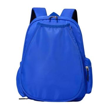 Imagem de menolana Mochila de tênis para mulheres e homens, premium, resistente à água, multiuso, alça ajustável, bolsa esportiva portátil, bolsa de badminton, Marinha