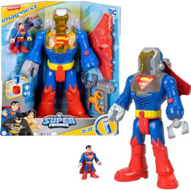 Imagem de Imaginext DC Super Friends Figura de Ação Superman Insider para crianças a partir de 3 anos