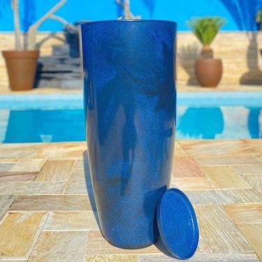 Imagem de Vaso De Planta Grande Cone Brilhante Luxo Decorativo G - Renovar Artes