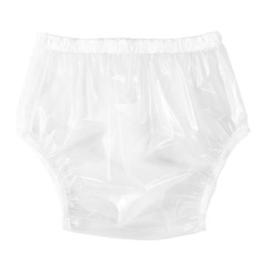 Imagem de Kokiya Capa de fralda de pano para adultos, calças versáteis, transparentes e respiráveis, cuecas protetoras para praia, viagens de longa distância, verão, Xs