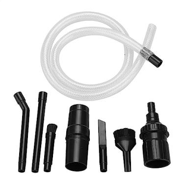 Imagem de Milltrip Kit de acessórios de aspirador de pó universal de 9 peças - Ferramentas de microlimpeza para interiores de carros, teclados, eletrônicos e espaços apertados