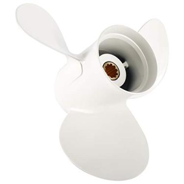 Imagem de NovelBee Hélice de liga de alumínio 9 7/8x13-F para motor de popa Yamaha 20HP 25HP 30HP